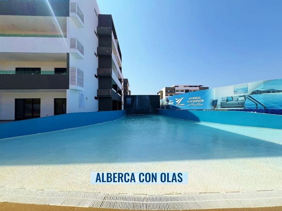 Marina Cerritos - Blanco Celeste - 5 Albercas Apartment in Mazatlan