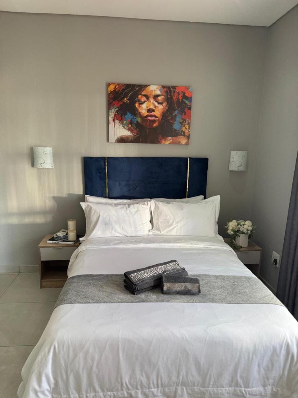 Bed, Photo of the whole room, Bedroom, internet, internet, internet, towels, air conditioner, air conditioner