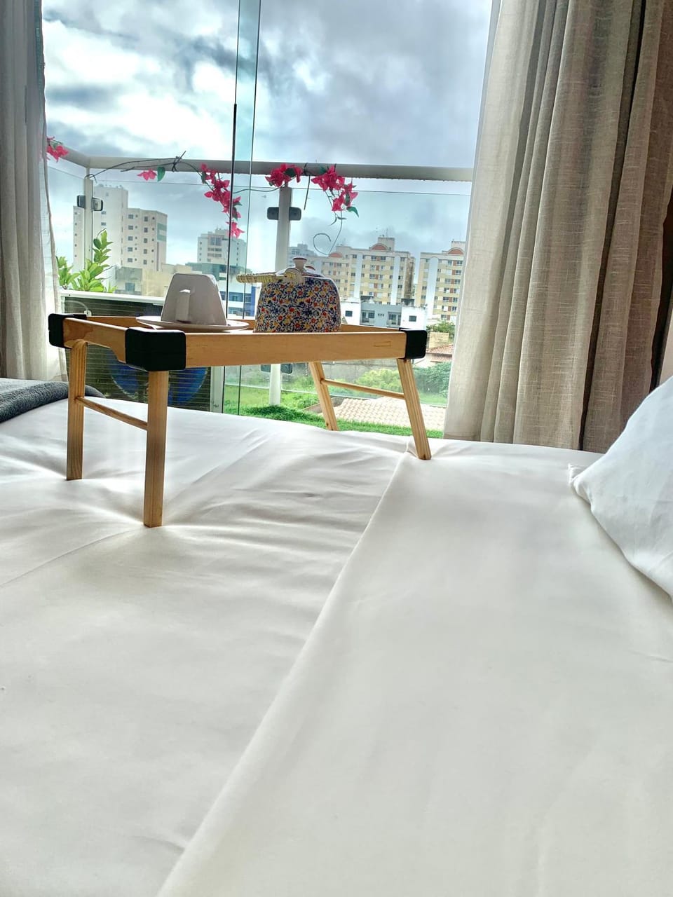 Bed, View (from property/room), Balcony/Terrace, Photo of the whole room, Bedroom