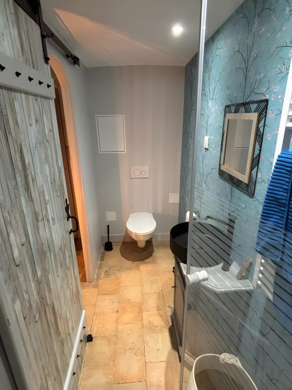 Bathroom, Living room