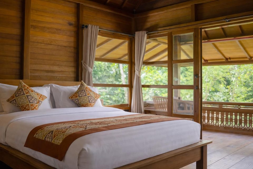 Bed, Garden, View (from property/room), Balcony/Terrace, Photo of the whole room, Bedroom, Garden view