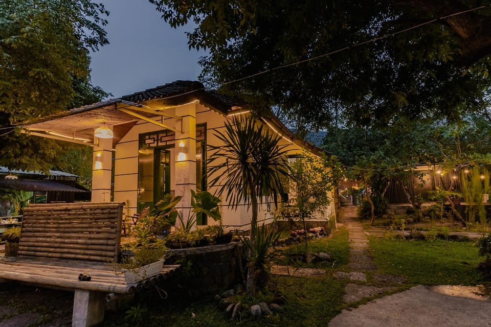 Property building, Garden view