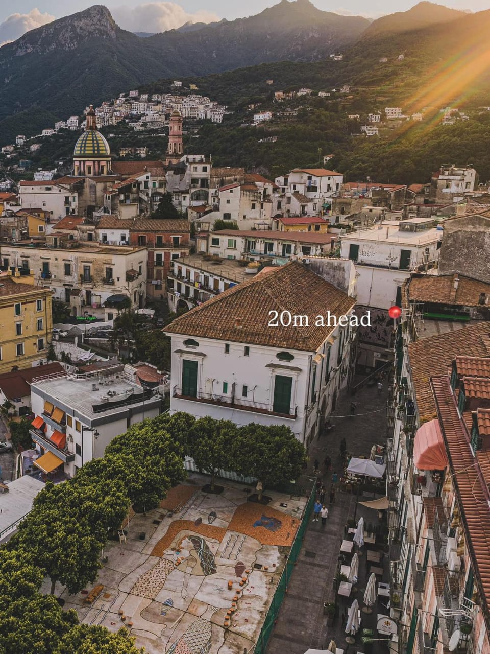 Property building, Nearby landmark, Day, Neighbourhood, Natural landscape, Bird's eye view, City view, Mountain view, Street view, Location