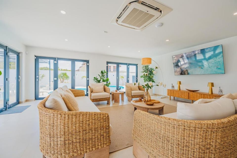 Living room, Seating area, air conditioner