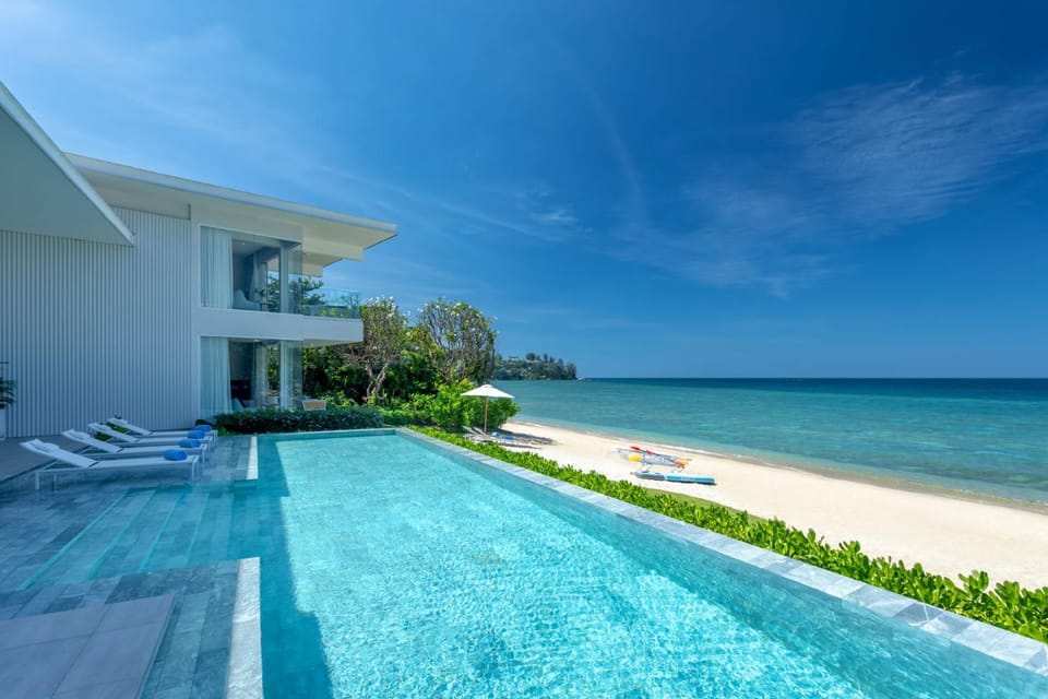 Day, Beach, Sea view, Swimming pool, Swimming pool, sunbed
