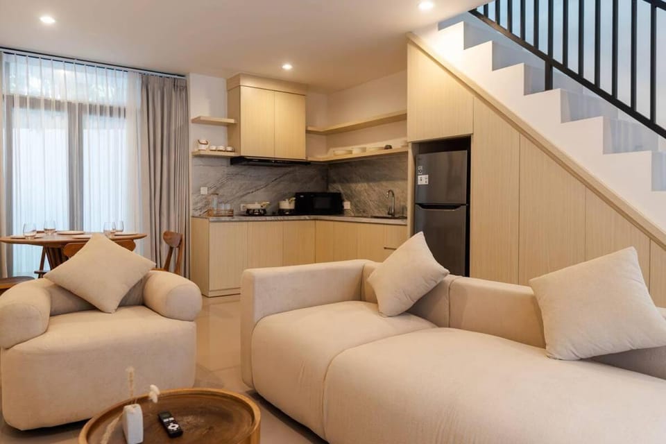 Kitchen or kitchenette, Living room, Dinner