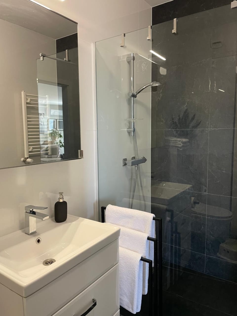 Shower, Bathroom, towels