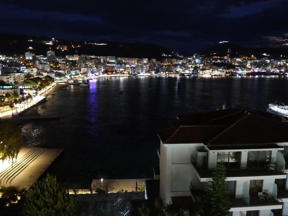 Property building, Night, Natural landscape, City view, Mountain view, Sea view