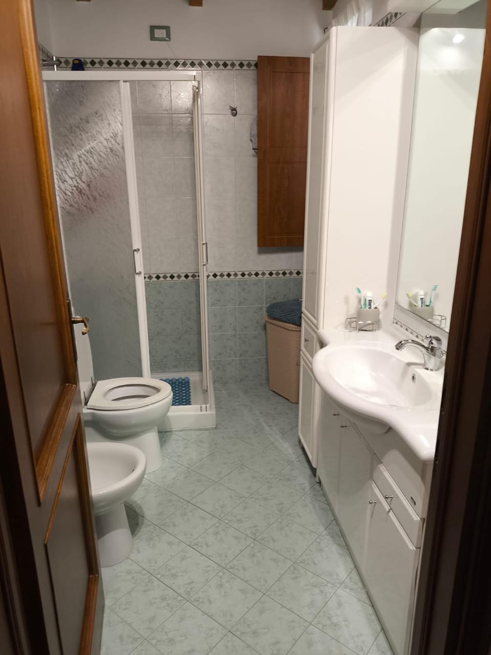 Shower, Toilet, Bathroom, bidet, towels