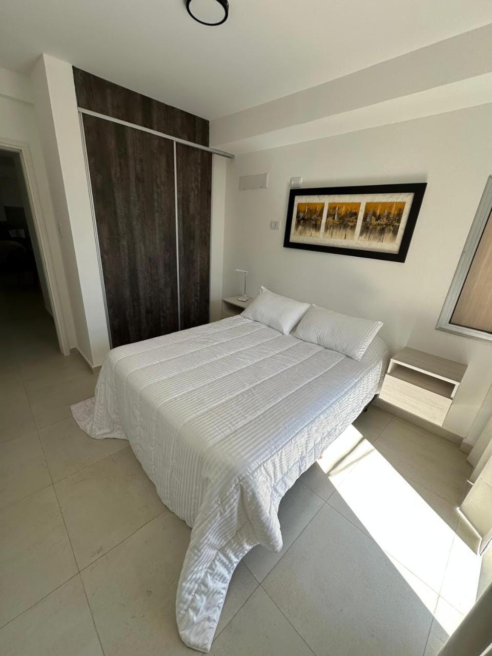 Bed, Photo of the whole room, Bedroom, towels, wardrobe
