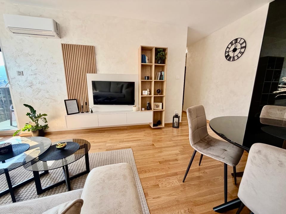 Living room, air conditioner