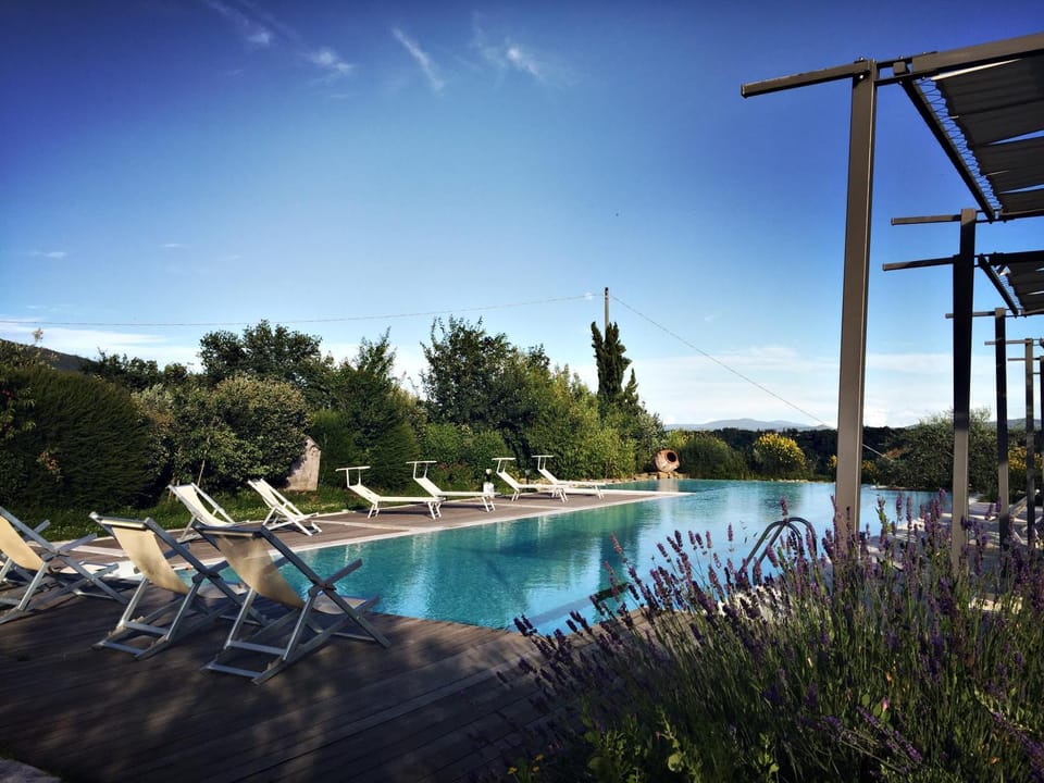 Day, Natural landscape, Pool view, Swimming pool, sunbed