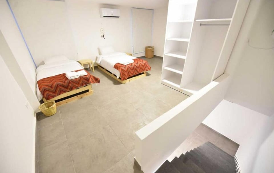 Bed, Photo of the whole room, Bedroom, air conditioner