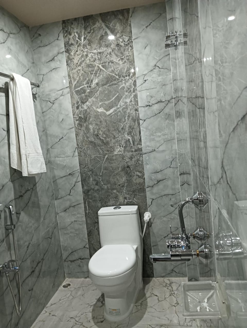 Toilet, Bathroom, towels
