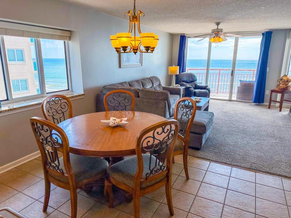 Living room, Seating area, Dining area, Sea view