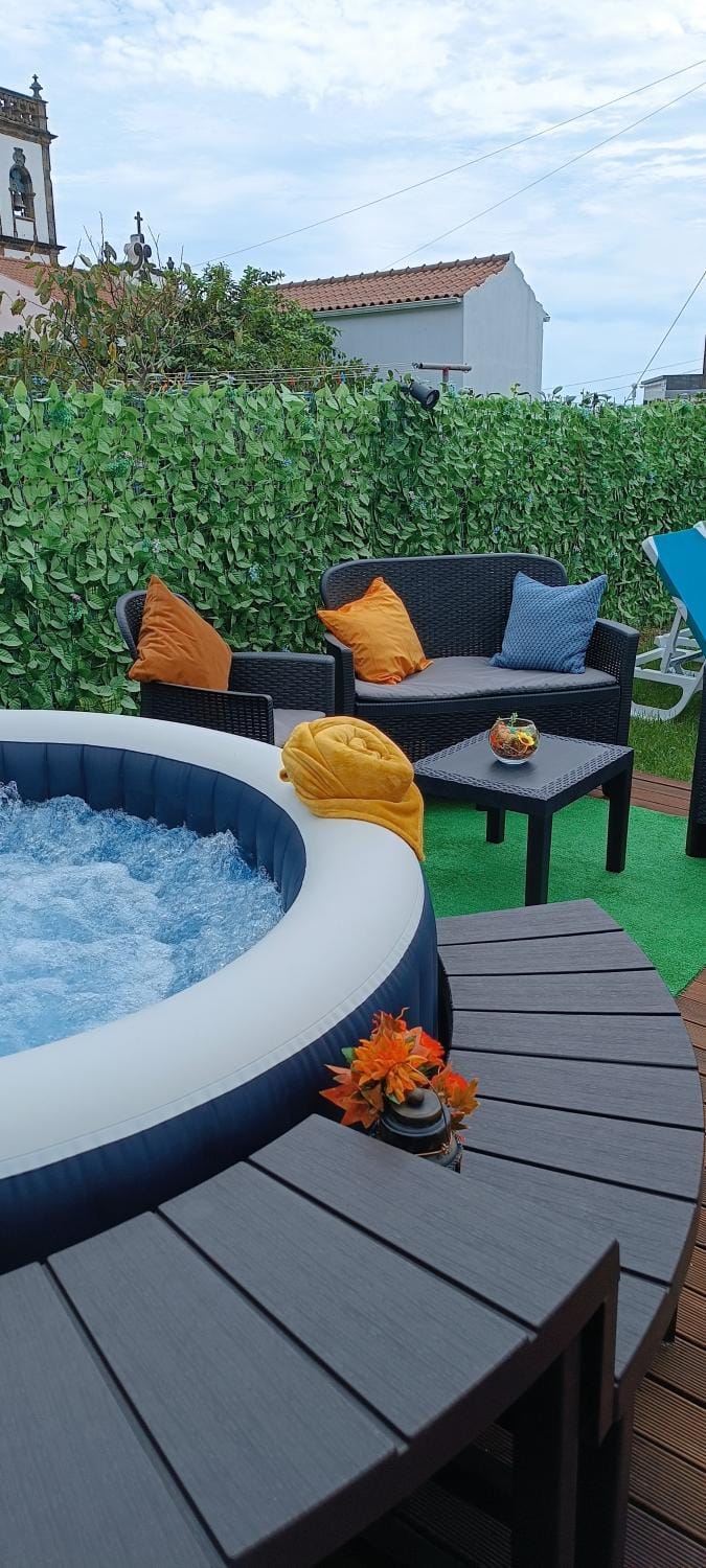 Patio, Pool view