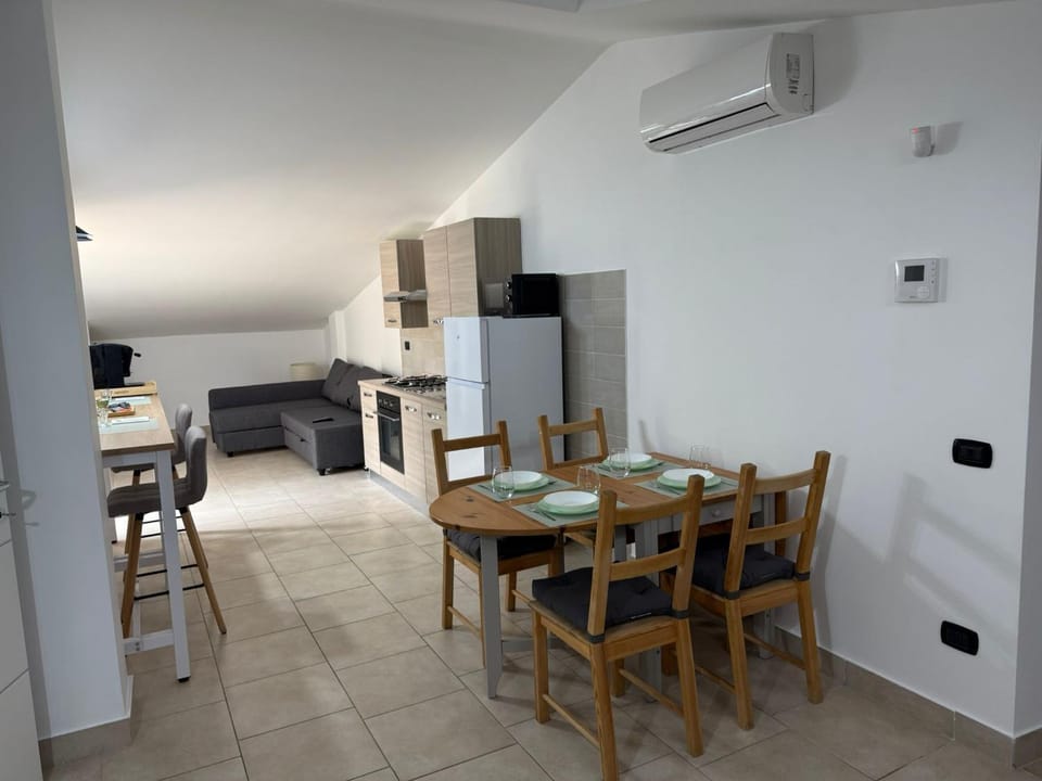 Kitchen or kitchenette, Living room, Dining area