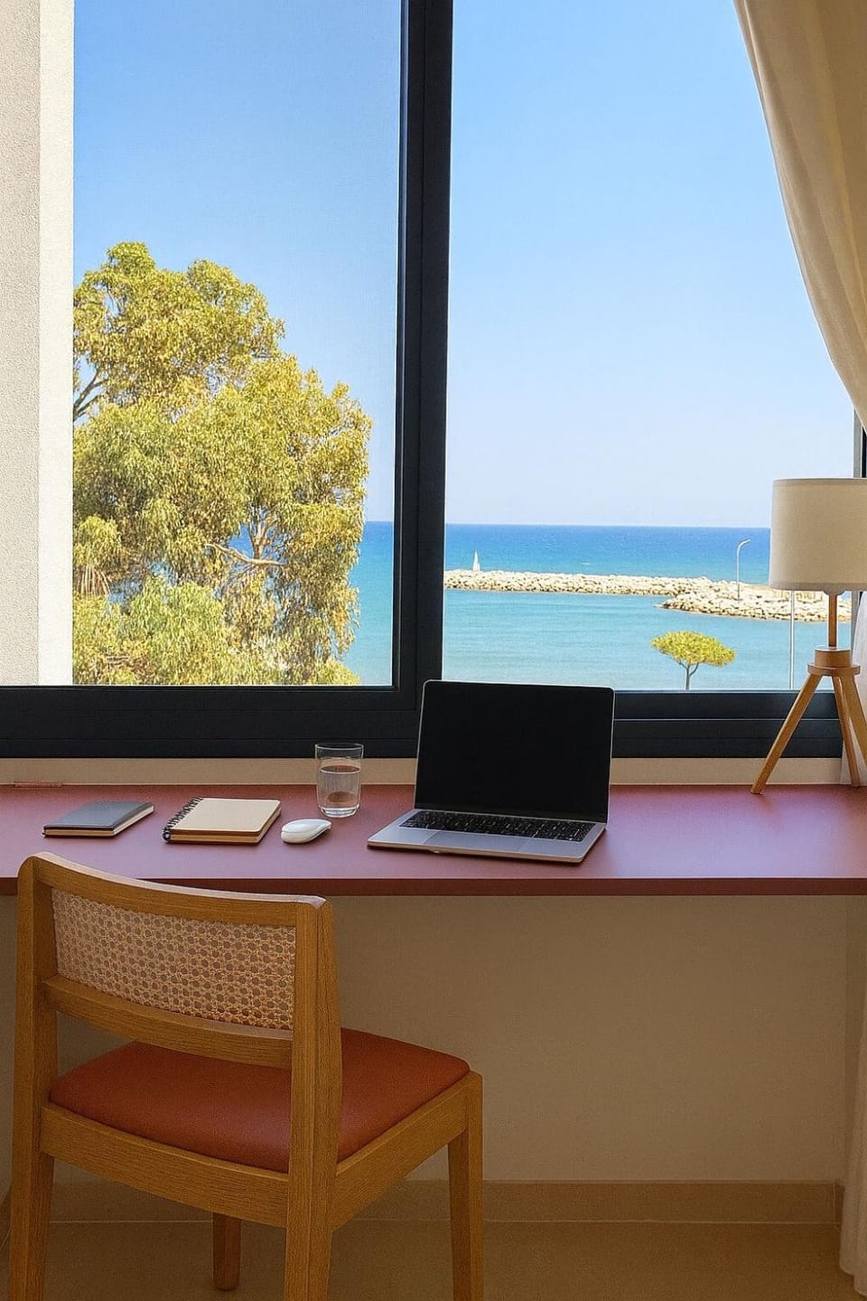 Larnaca Seaview Apartment with pool & parking Apartment in Larnaca