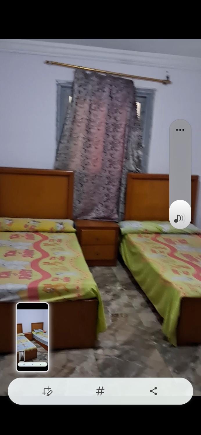 شقه مفروشه فيو بحر وتاني نمره من البحر للعائلات فقط ميامي Apartment in Alexandria