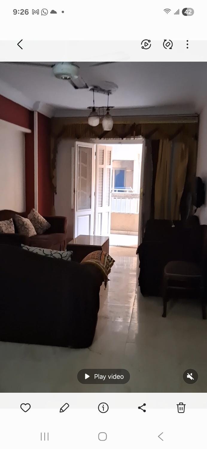 شقه فيو بحر تاني نمره بجوار جاد طريق الجيش ميامي للعائلات فقط Apartment in Alexandria