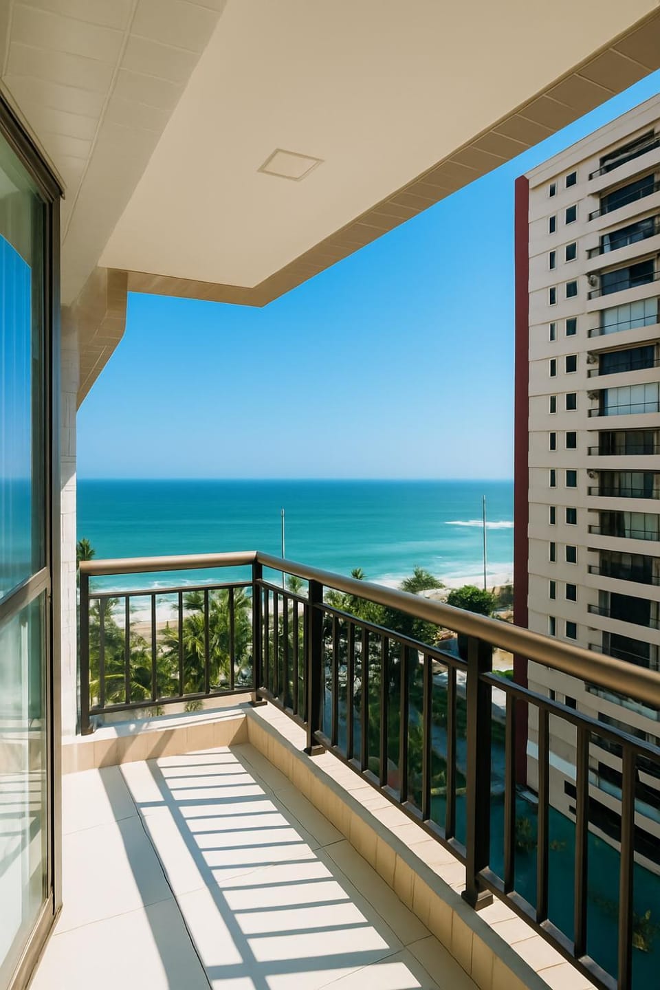 Natural landscape, View (from property/room), Balcony/Terrace, Beach, Sea view