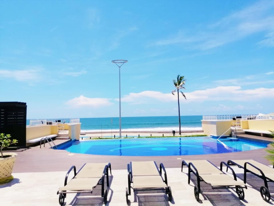 Natural landscape, Beach, Pool view, Sea view, Swimming pool