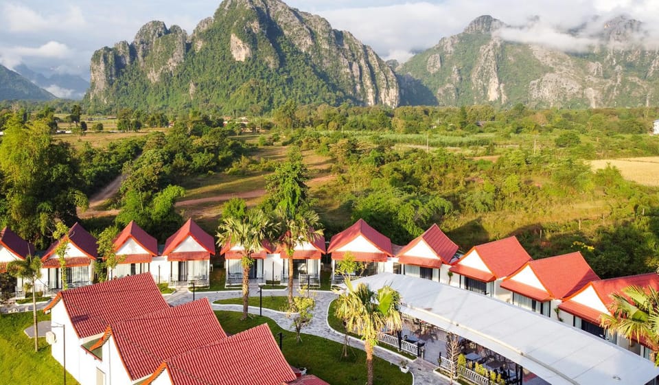 Property building, Natural landscape, Bird's eye view