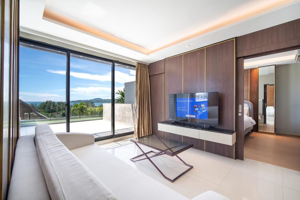 Surin Beach Serviced 3 Bedroom Sea View Apart-ment Comprehensive Facilities Resort Pool Gym Guest Choice Apartment in Thailand