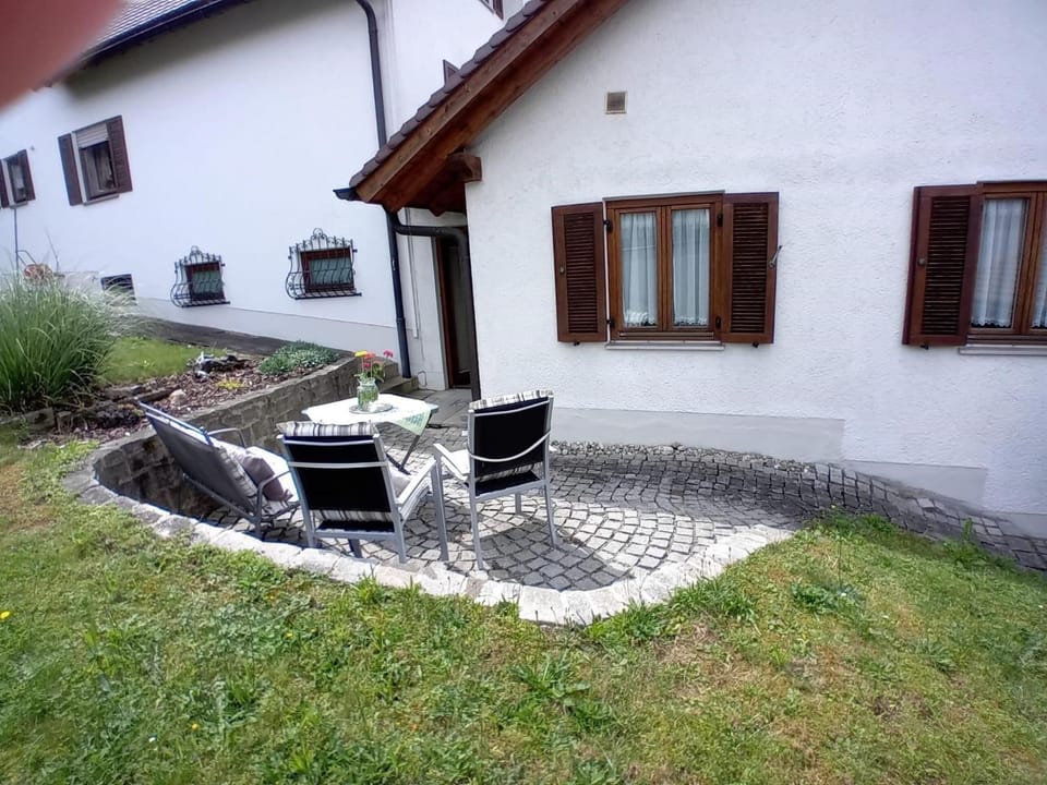 Property building, Patio, Seating area