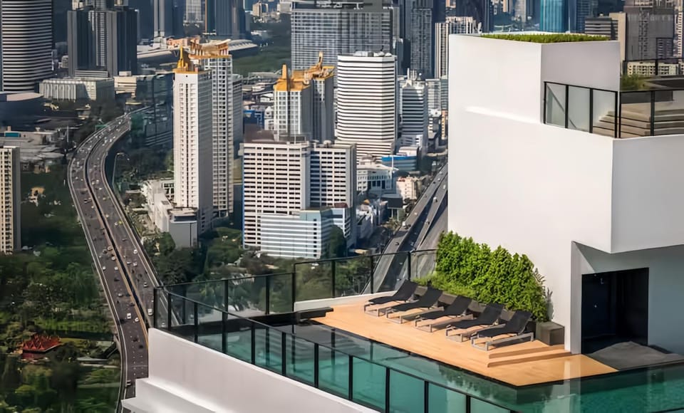 Property building, City view, Pool view, Swimming pool