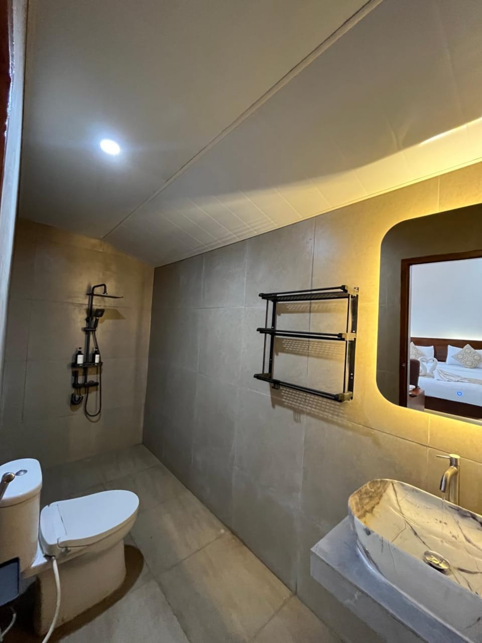Shower, Toilet, Bathroom, towels