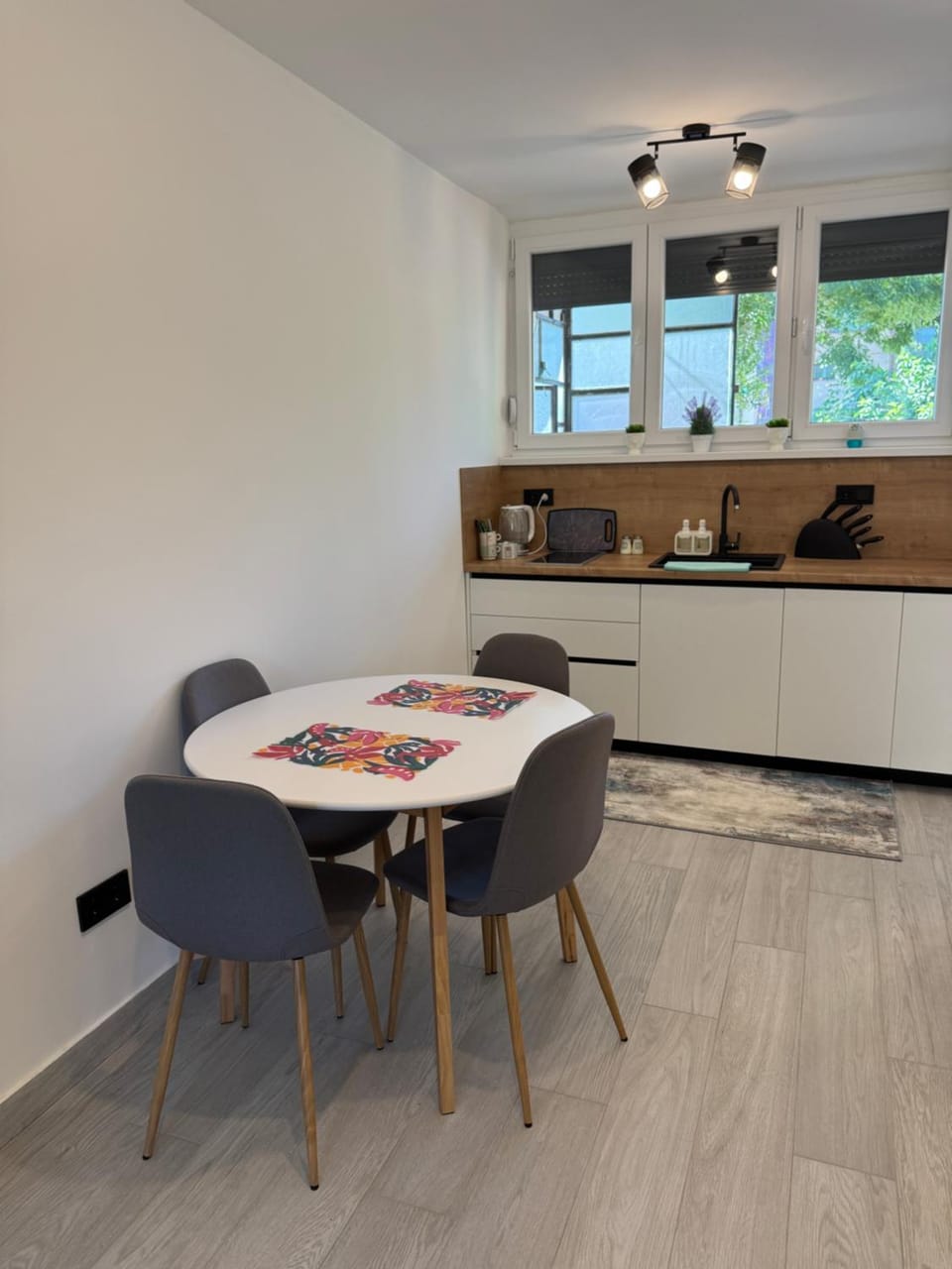 Kitchen or kitchenette, Dining area
