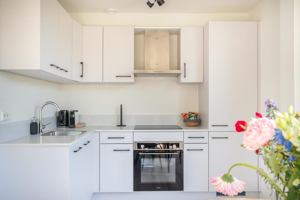 Coffee/tea facilities, Kitchen or kitchenette, dishwasher, stove