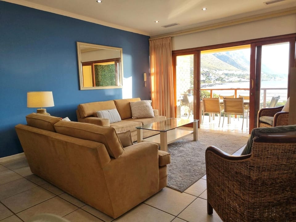 Living room, Seating area, Sea view