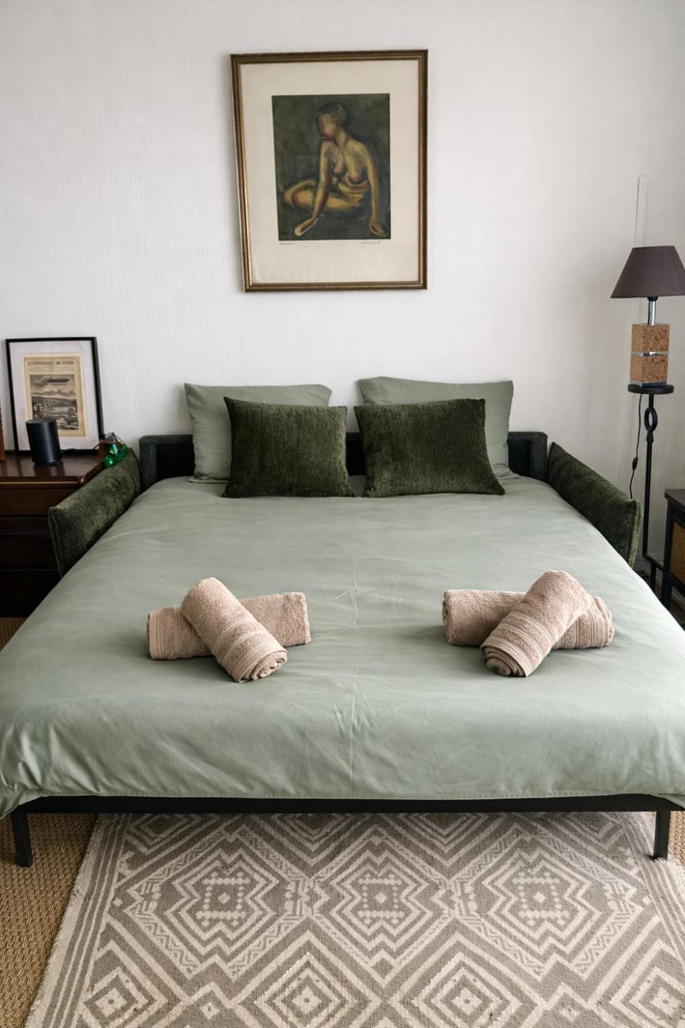 Bed, Photo of the whole room, Bedroom, Sea view