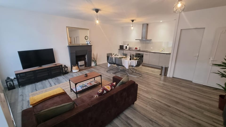 Living room, Seating area, oven, stove
