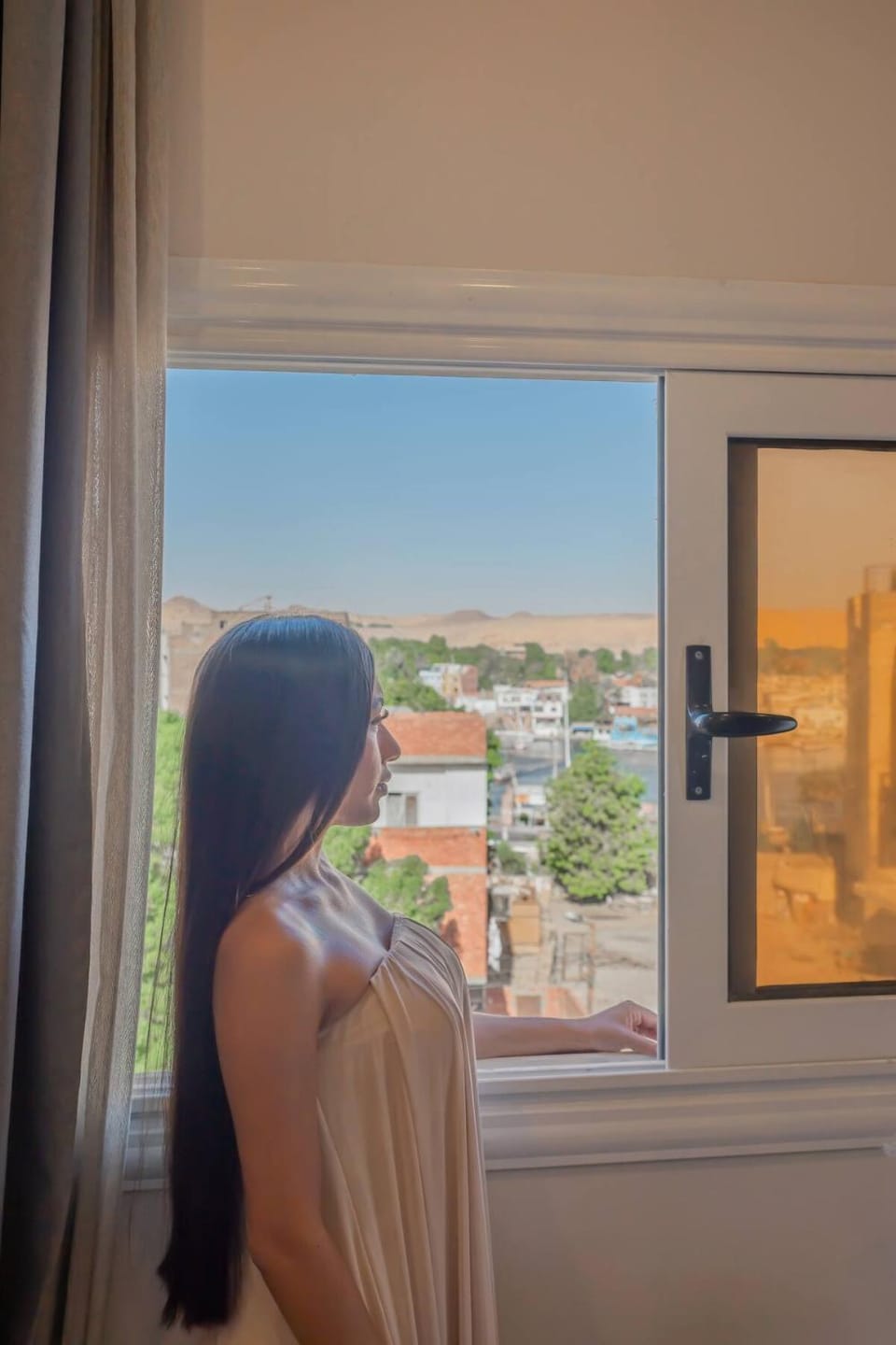 nile view modern studio- 7 min from aswan station Apartment in Red Sea Governorate
