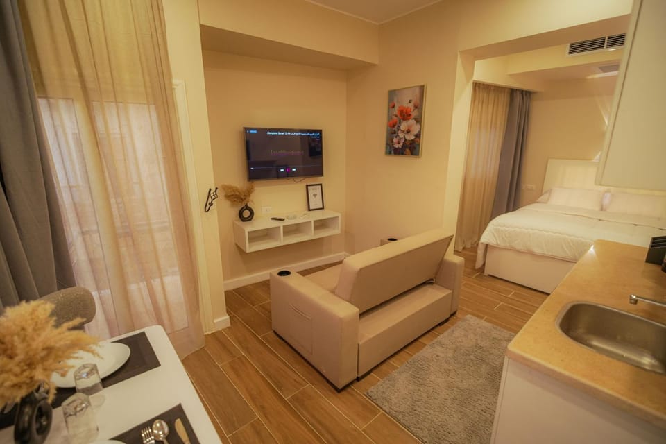 nile view modern studio- 7 min from aswan station Apartment in Red Sea Governorate