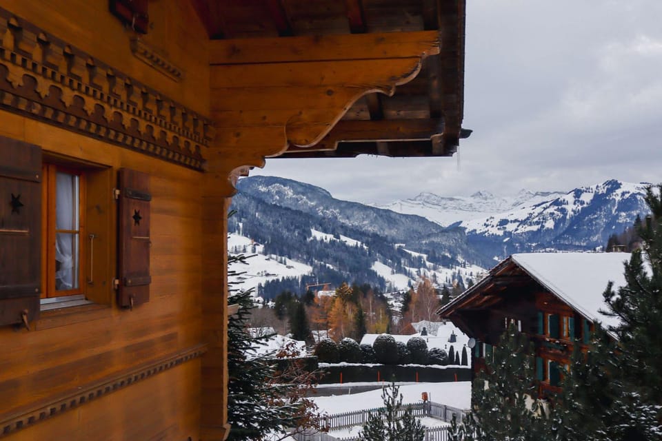 Gstaad Blue Sky Chalet with stunning views Apartment in Saanen