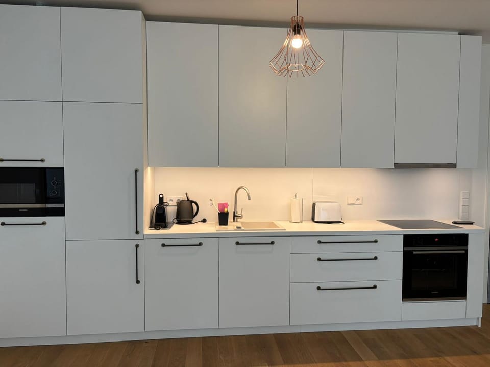 Coffee/tea facilities, Kitchen or kitchenette, dishwasher, oven, toaster