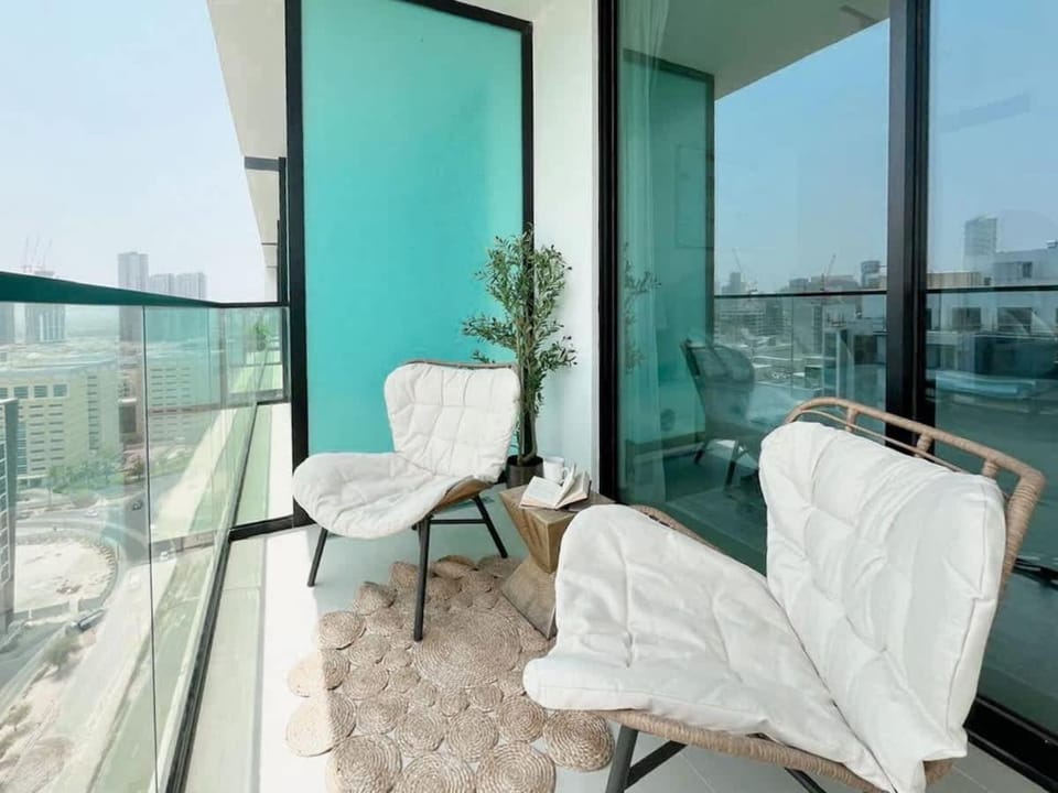 Newly Furnished Studio Haven in Binghatti Azure Apartment in Dubai