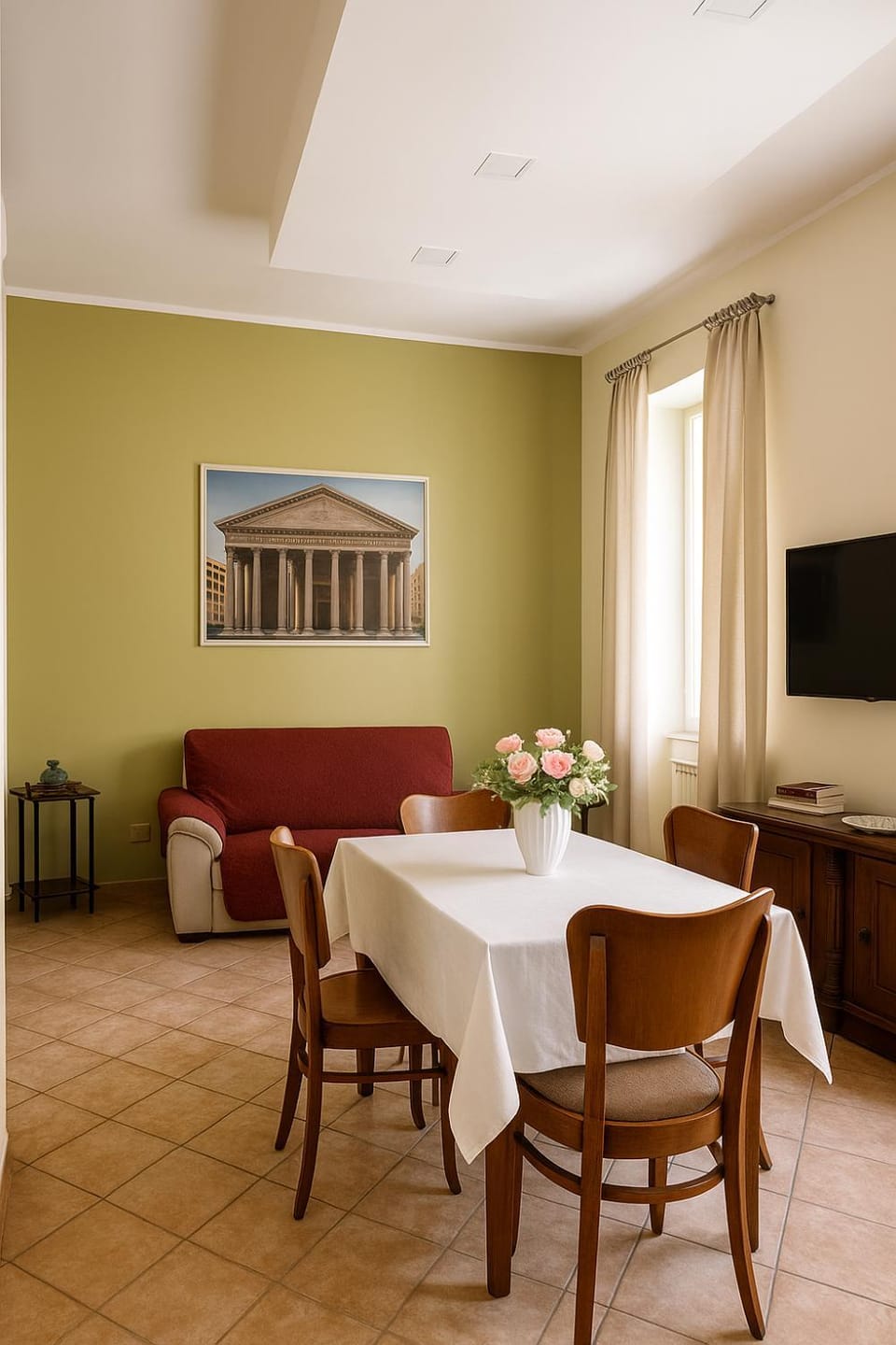TV and multimedia, Living room, Seating area, Dining area