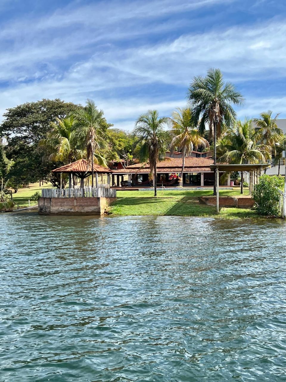 Property building, Day, Lake view