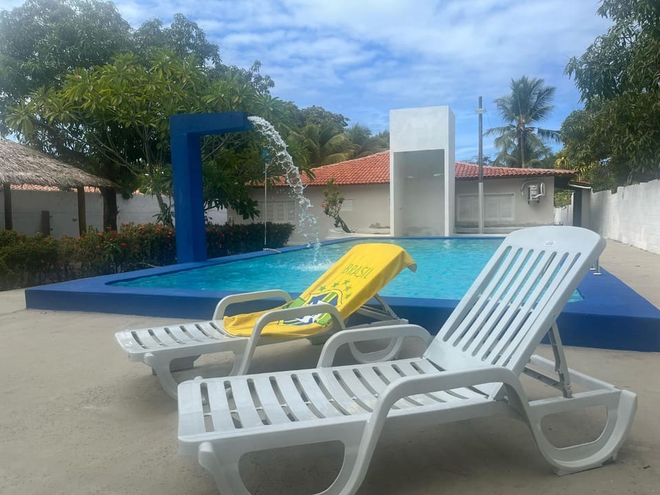 Pool view, Swimming pool, sunbed
