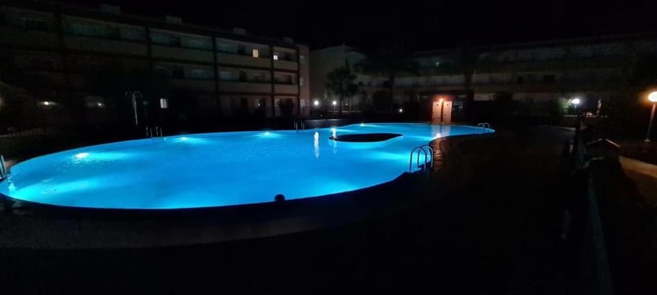 Night, Swimming pool