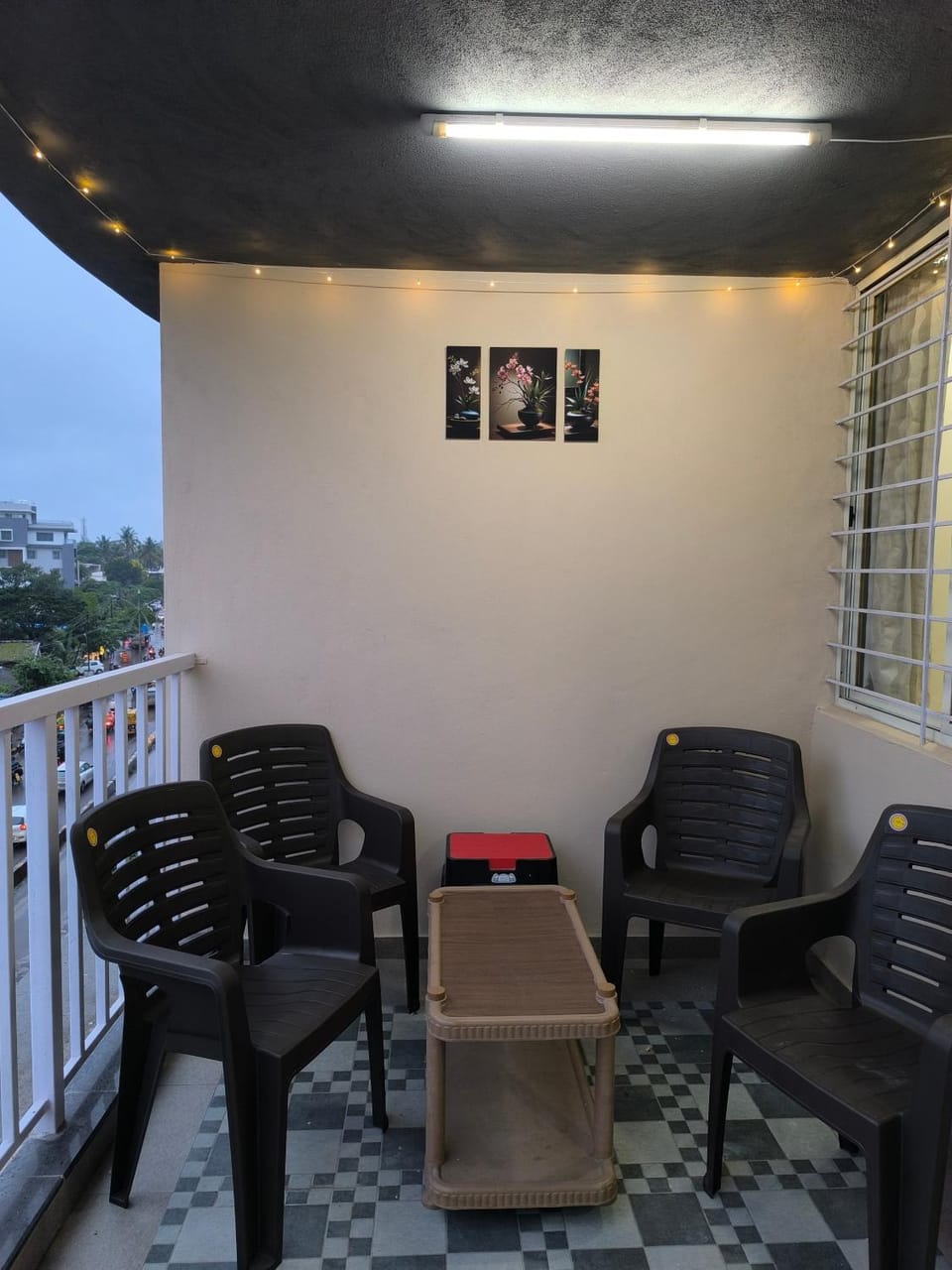 View (from property/room), Balcony/Terrace, Seating area