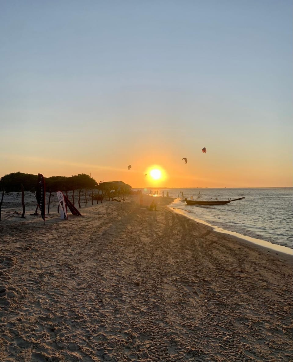 Natural landscape, Beach, Sea view, Sunset