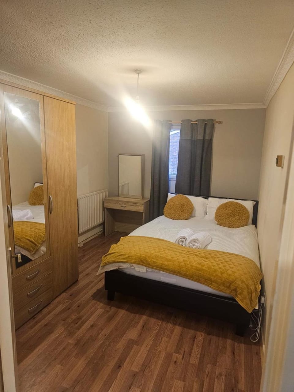 Bed, Bedroom, wardrobe