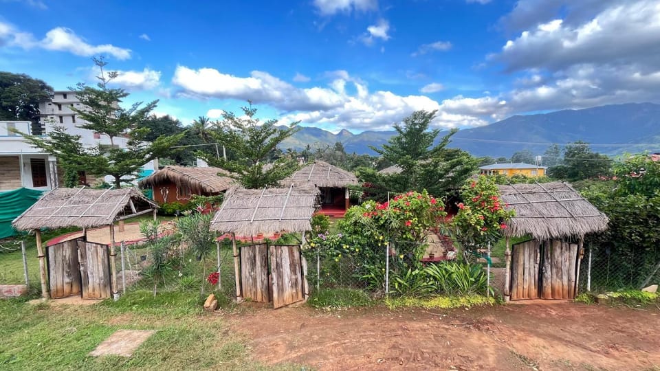 Property building, Natural landscape, Garden view, Mountain view
