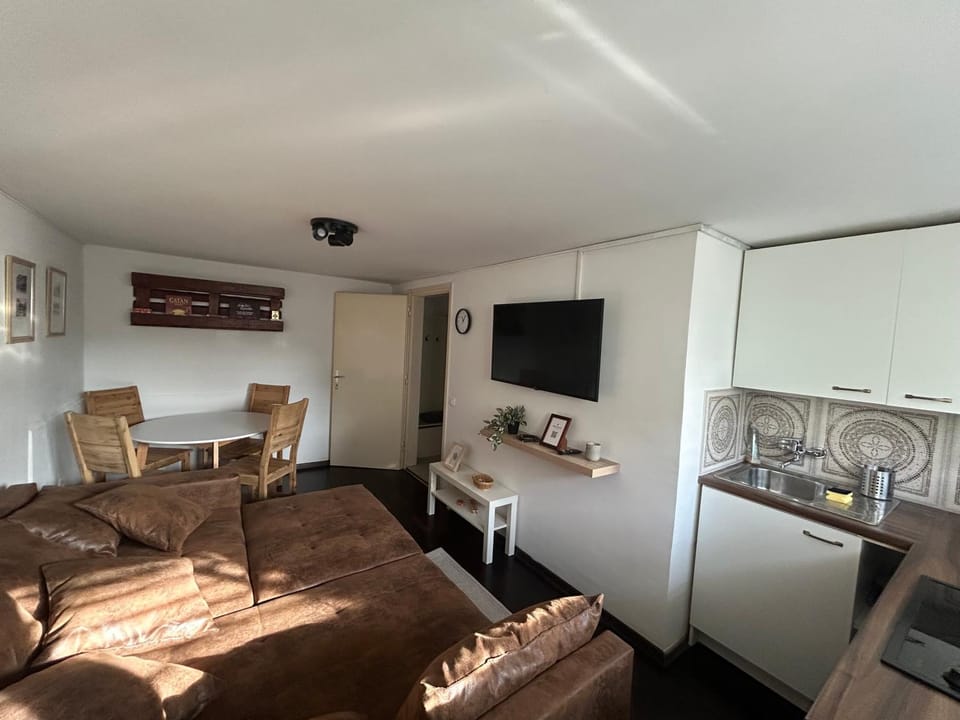 TV and multimedia, Kitchen or kitchenette, Living room, Seating area, Dining area, oven